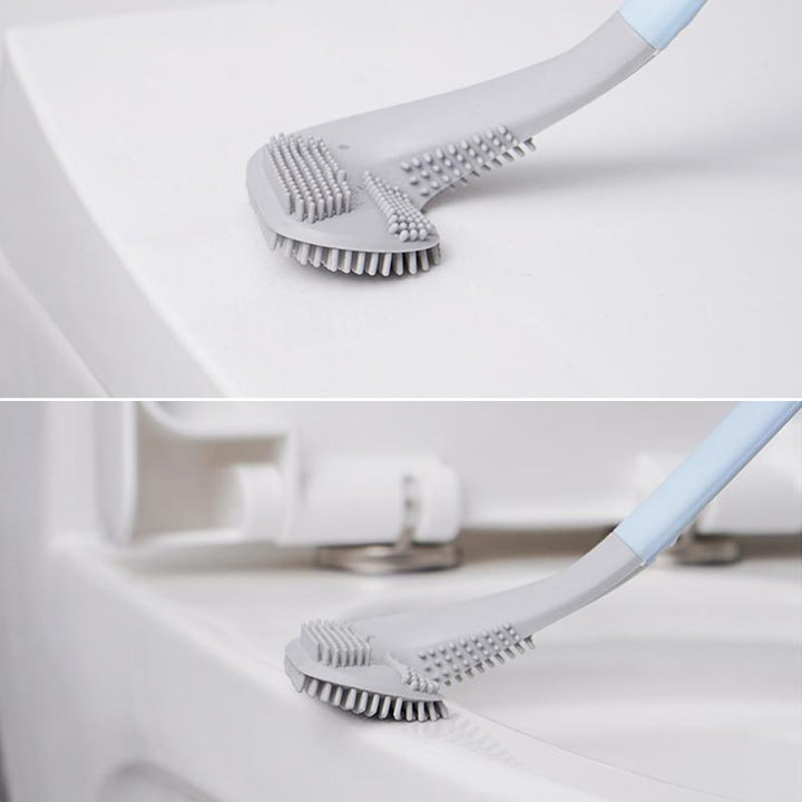 Stornfield | Flexible Silicone Toilet Brush with Long Handle