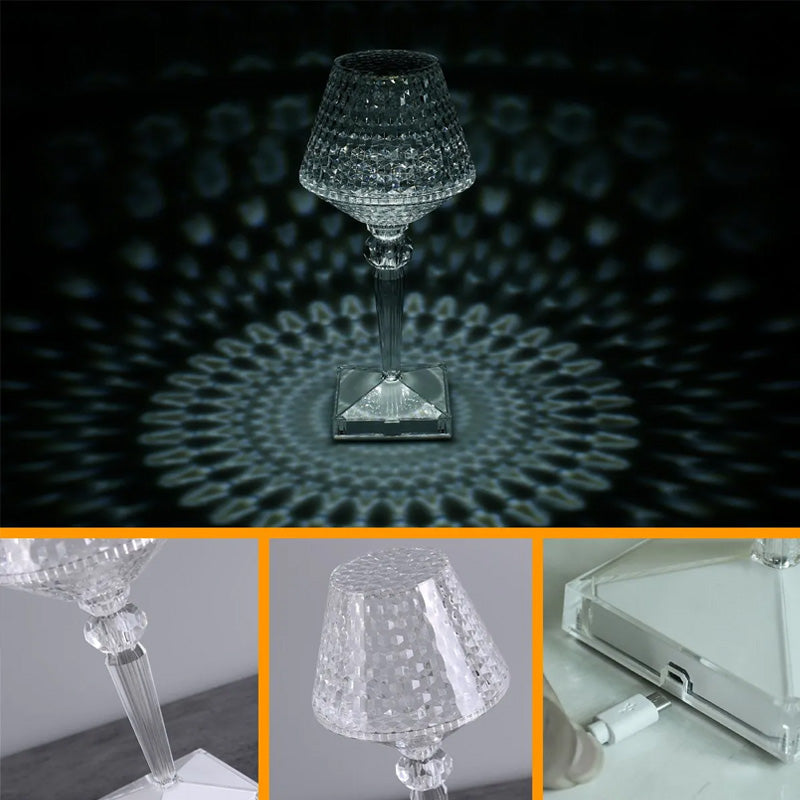 Crystal table lamp | Stornfield