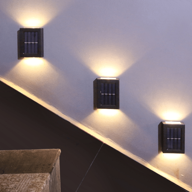 Outdoor Solar Wall Mount Path Lamp | Stornfield