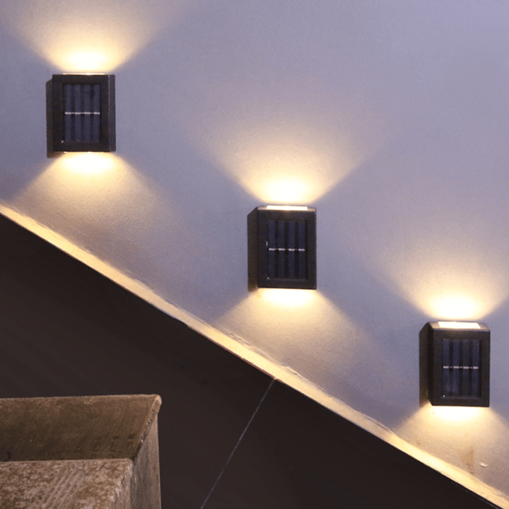 Outdoor Solar Wall Mount Path Lamp | Stornfield