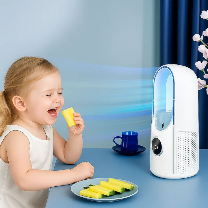CoolMist | Portable Air Cooler Humidifier - Adjustable Quiet Mist - Compact USB Powered - Office and Bedside Personal Comfort for All-Day Freshness Stornfield