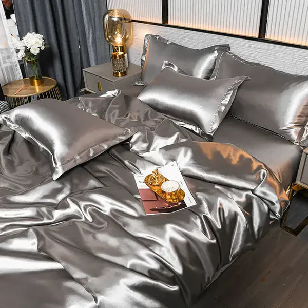 Satin Duvet Cover - Velora | Stornfield