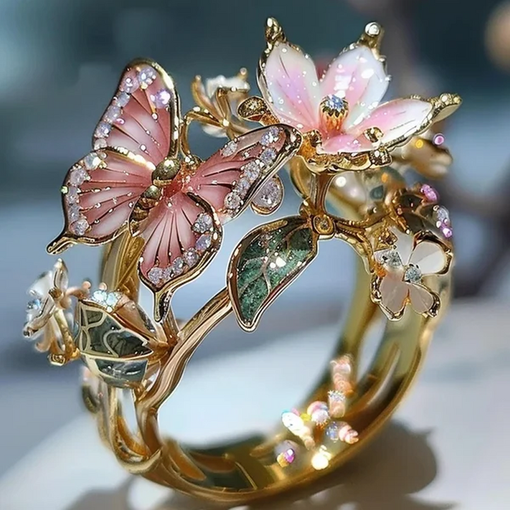 Butterfly flower ring | Stornfield