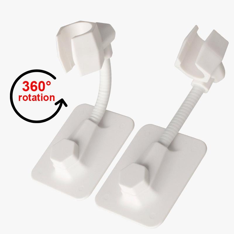 Wall Mount Adhesive Shower Bracket | Stornfield