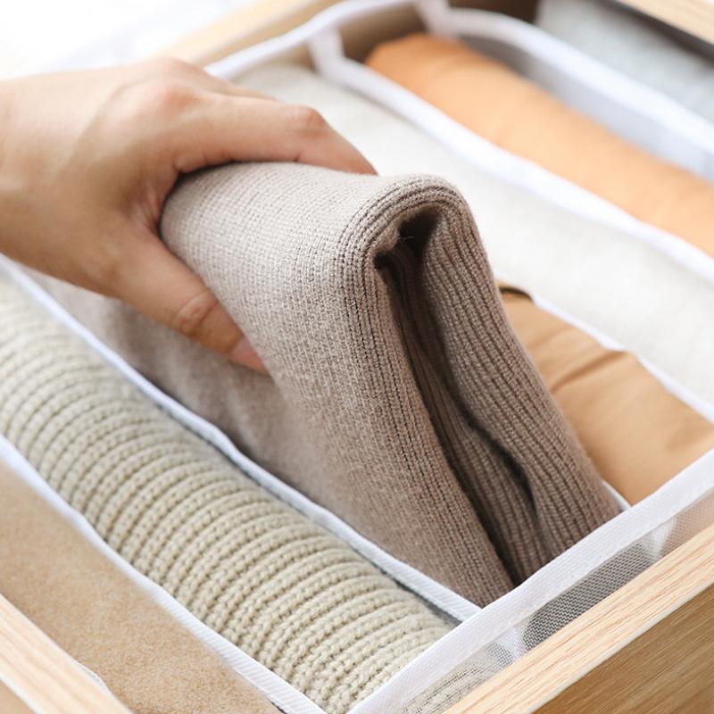 7-Grid Wardrobe Clothes Mesh Divider Organizer | Stornfield