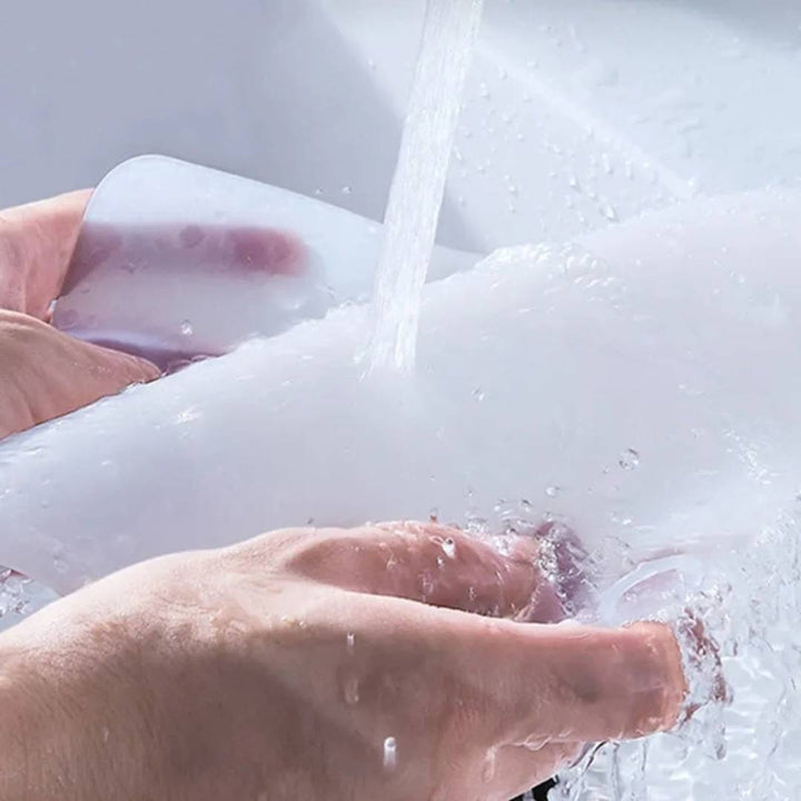 EcoFlow Silicone Shower Drain Cover | Odor-Absorbing Mat - Traps Hair and Debris - Prevents Shower Clogs