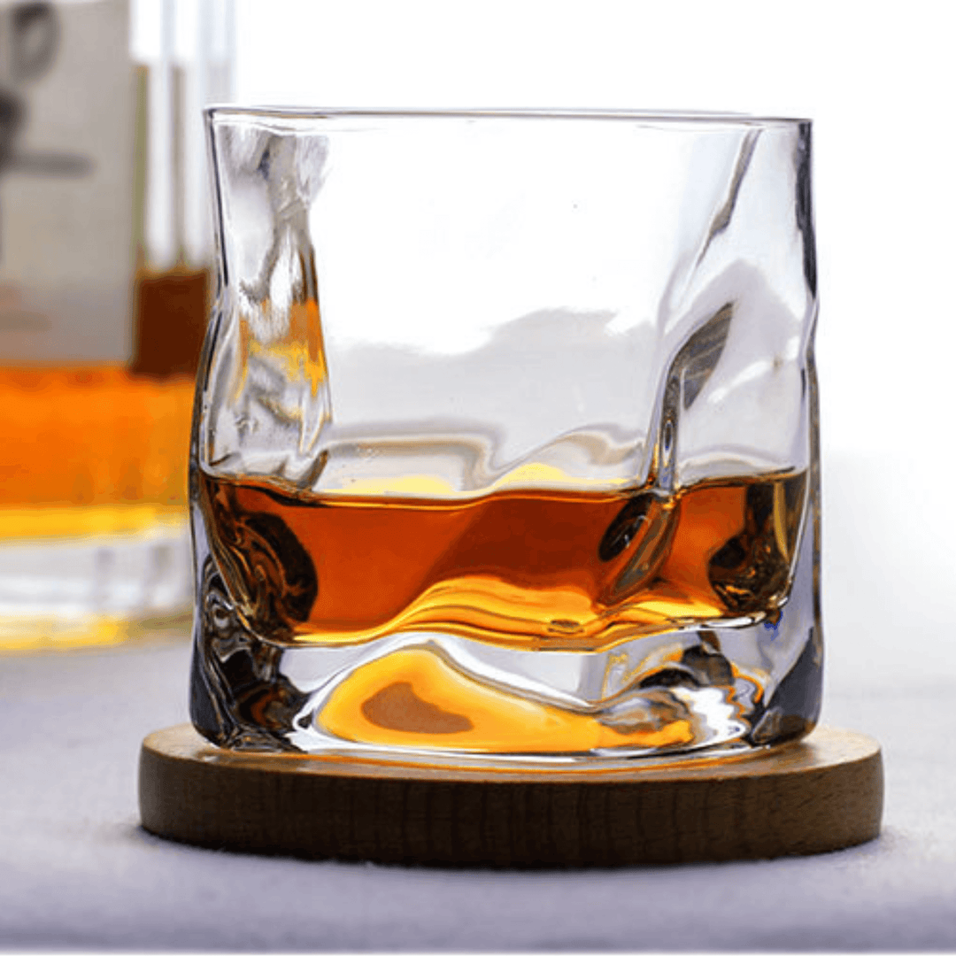 Japaneese Edo Kiriko Crumple Body Whisky Glass | Stornfield