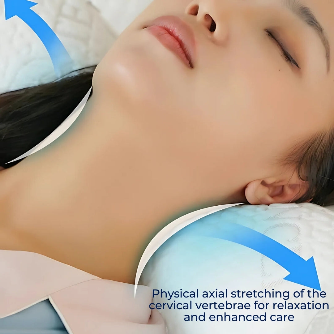 RelaxPosture Memory Foam Neck Pillow - Perfect for Sleeping, Travel, and Pain Relief with Ergonomic Support Stornfield