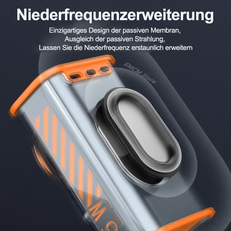 Transparent wireless Mecha Bluetooth speaker | Stornfield