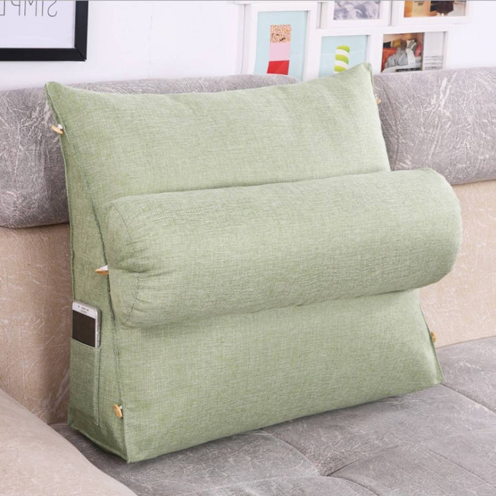 LoungeEase | Back Support Pillow for Reading and TV - Adjustable Bed Cushion for Lumbar Support - Posture Comfort - Stornfield Multi-purpose Pillow