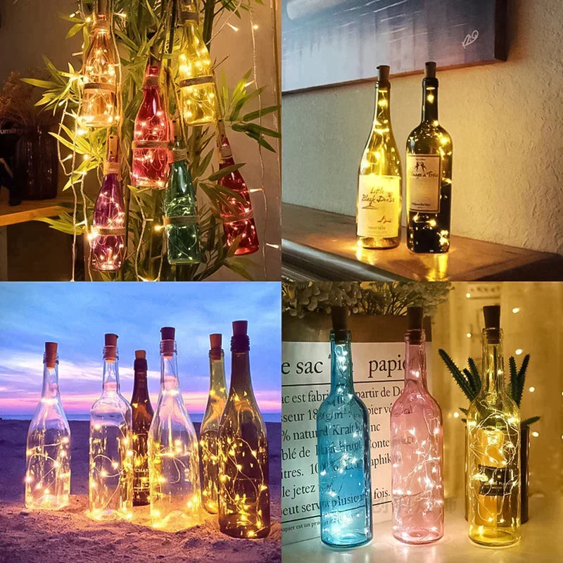 LED Wine Bottle Lights Cork Night Light DIY Decor Lift - Piece | Stornfield