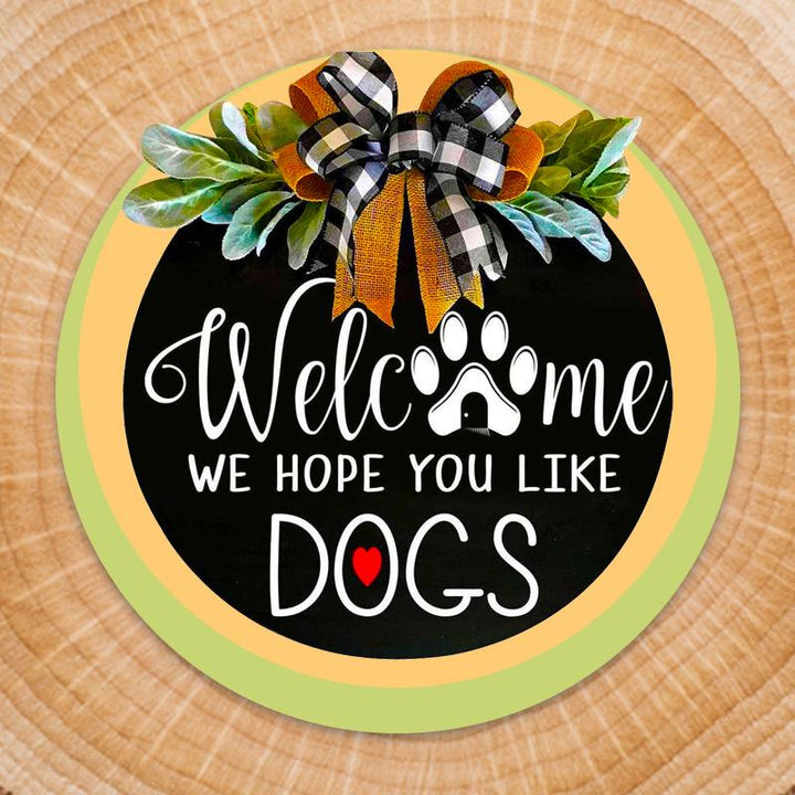 Wooden Welcome Panel on Animals | Stornfield