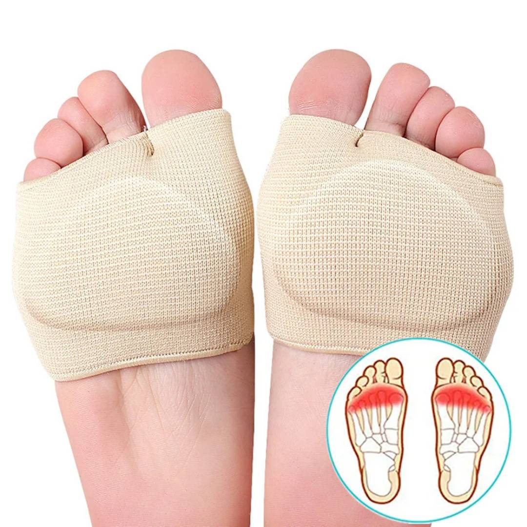 CushionFlex Forefoot Protection | Silicone Gel Cushion - Absorbs Shock on Foot - Pain Relief - for Metatarsalgia - Daily Comfort Stornfield
