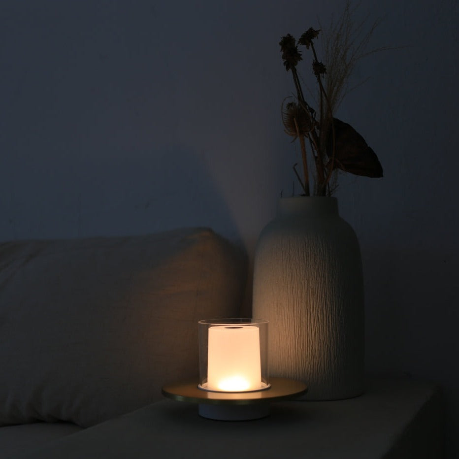 Glass Candle Table Lamp | Stornfield