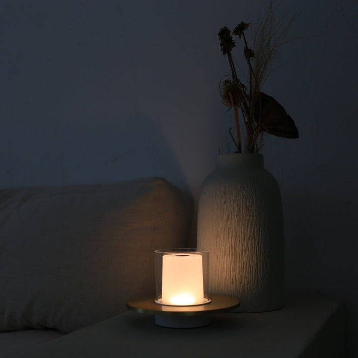 Glass Candle Table Lamp | Stornfield