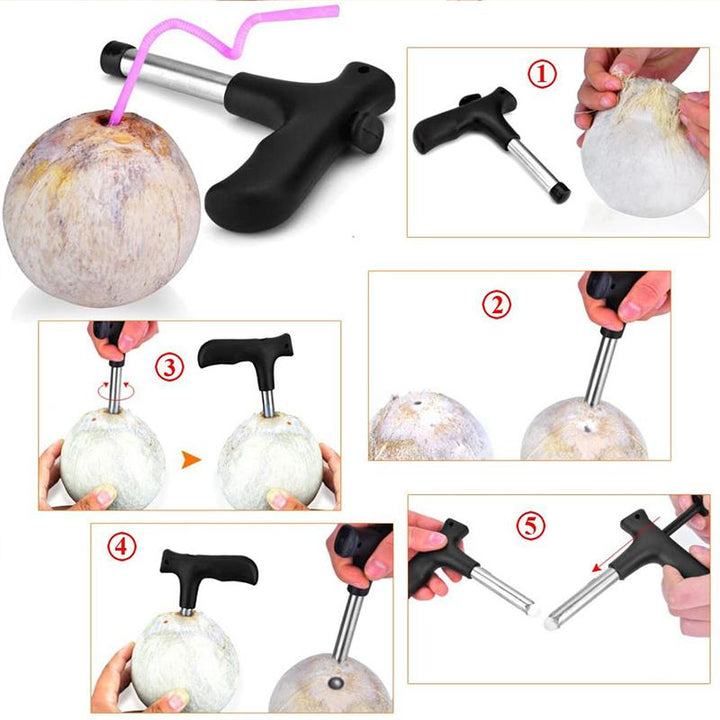 Coconut opening tool in Stainless Steel | Stornfield