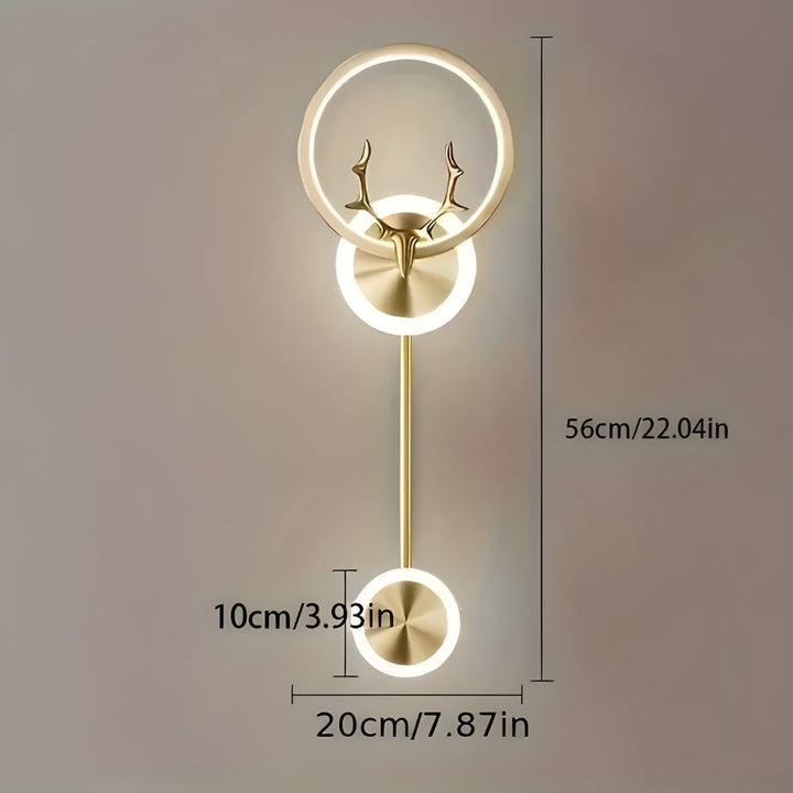 Elegant double wall light for minimalist and atmospheric lighting in the Stornfield home