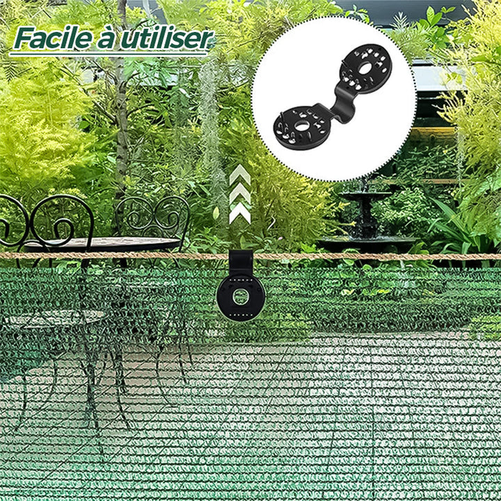 Plastic clips for shade cloth | Stornfield
