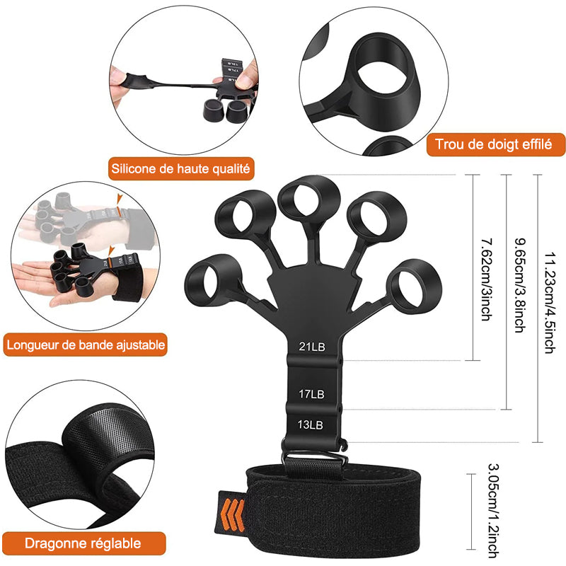 Silicone finger exercise trainer | Stornfield