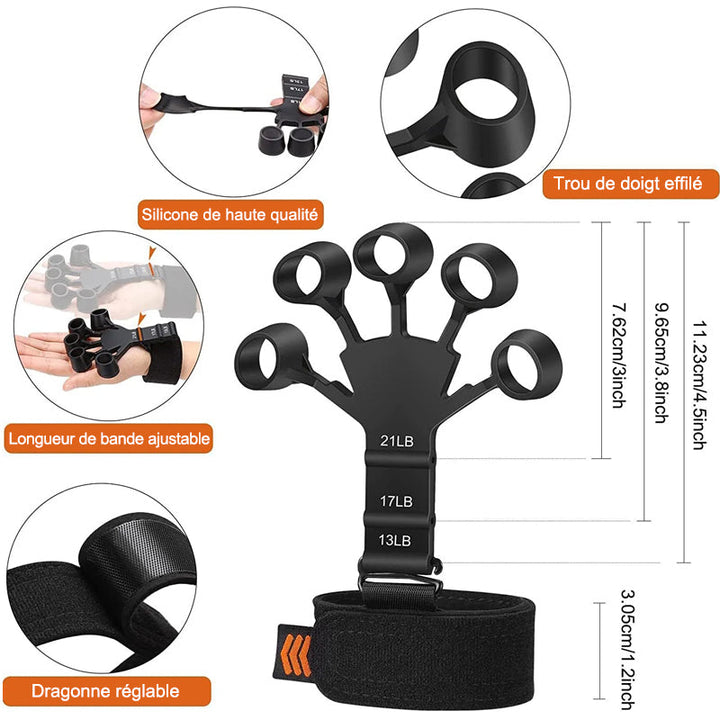 Silicone finger exercise trainer | Stornfield