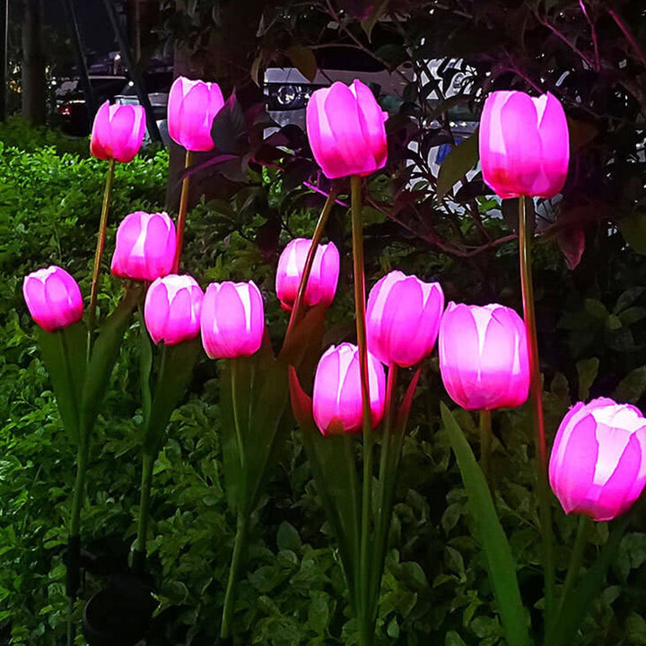 Stornfield | Solar Garden Light Tulip LED Landscape Stake Light Tulip