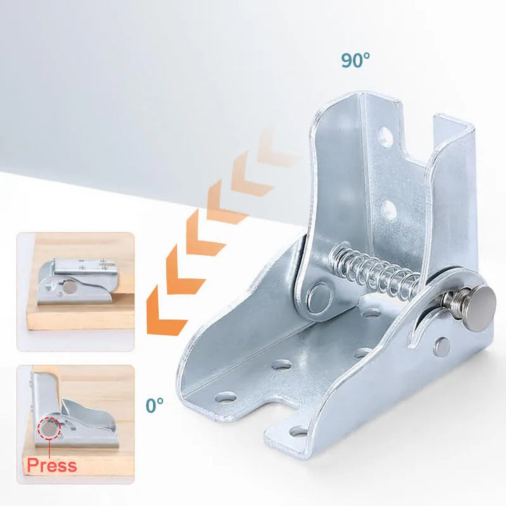 90 Degree Self-Locking Hinged Hinge | Stornfield