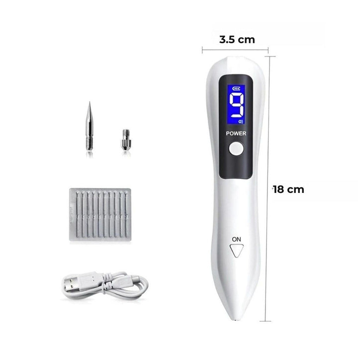 DermaGlow | Mole Removal Pen – Non-Invasive Plasma – Cordless & Rechargeable – At-Home Skin Tag & Freckle Treatment Stornfield