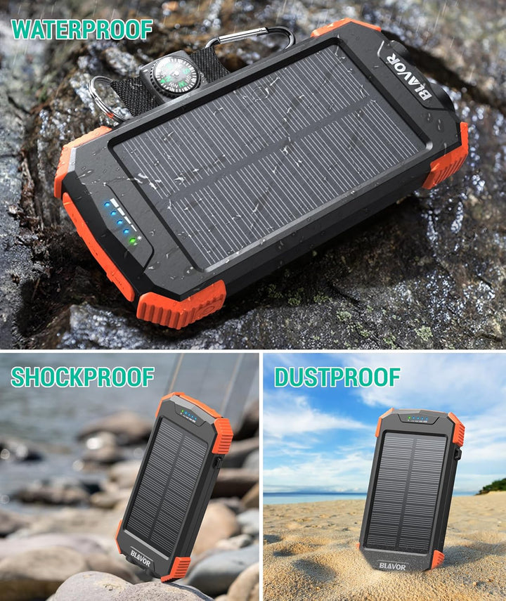 Rivanta Solar-Powerbank Emergency Powerbank IPX4 | Stornfield