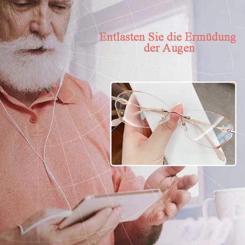 Stornfield | Fashionable rimless anti-blue light reading glasses
