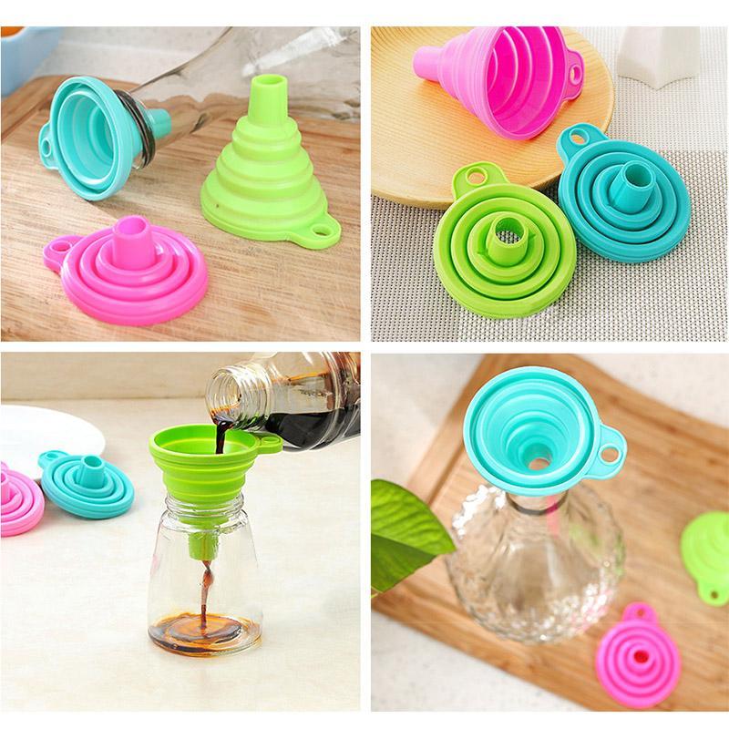 Kitchen Folding Silicone Funnel | Stornfield