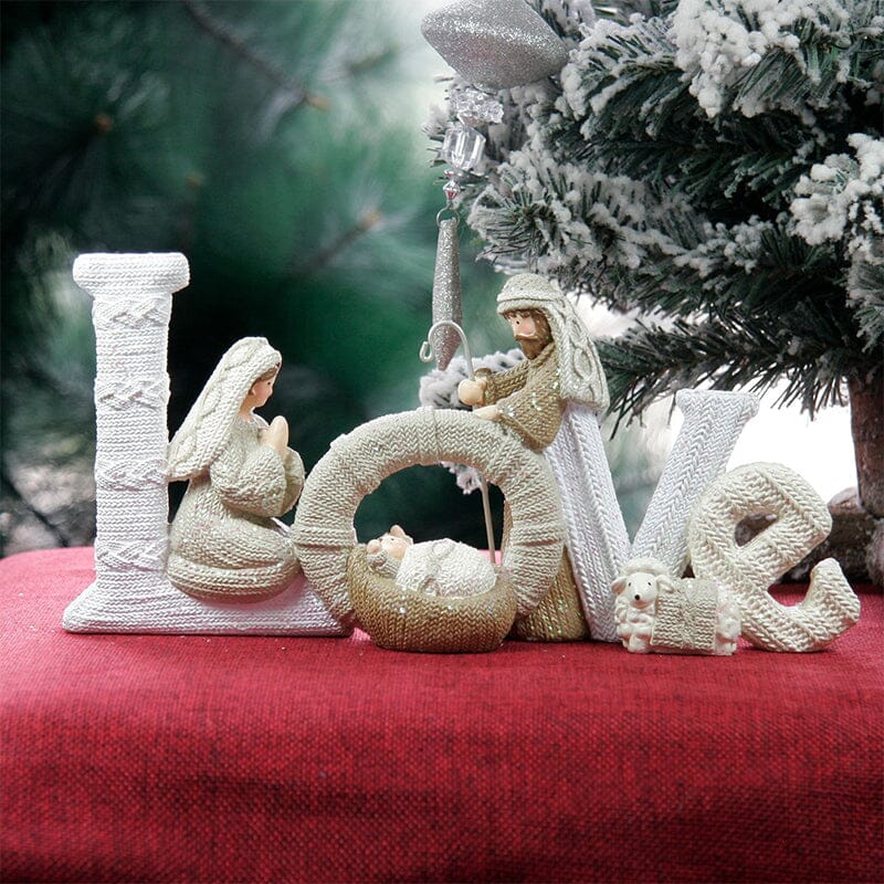 Handcrafts Family Nativity Statue | Stornfield