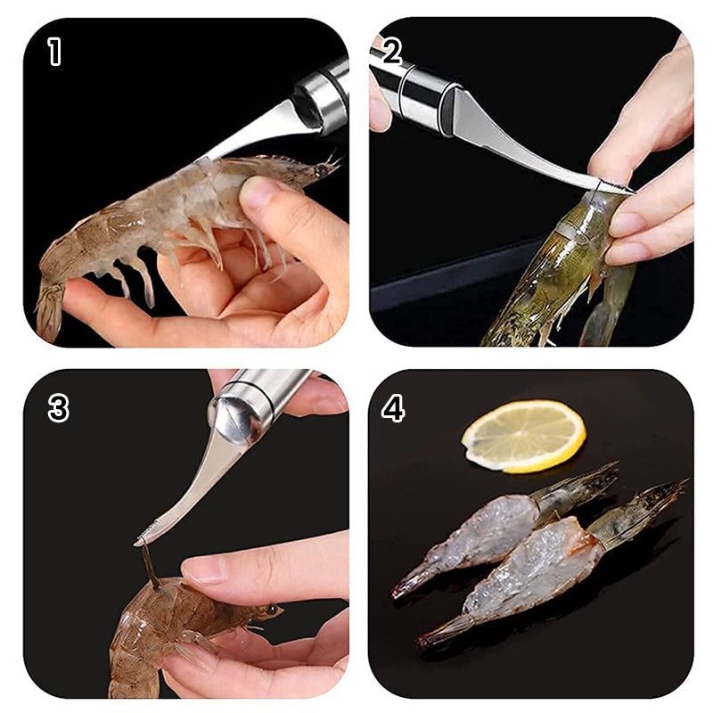 Stainless Steel Shrimp Whisker Peeler Tool | Stornfield