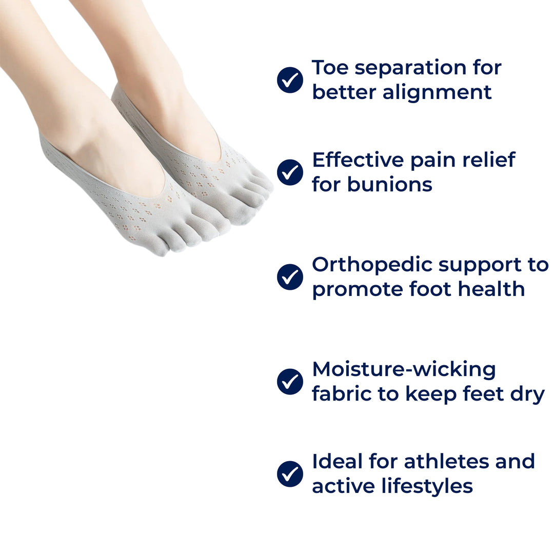 ToeAlign | Orthopedic Toe Socks – Toe Separation, Moisture-Wicking & Relief for Bunions, Hammertoes & Athlete’s Foot Stornfield