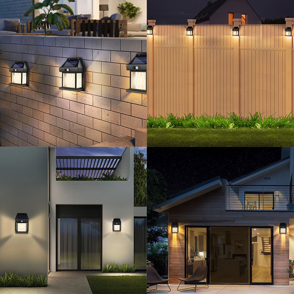 Retro Solar Outdoor Light with Motion Sensor | Stornfield
