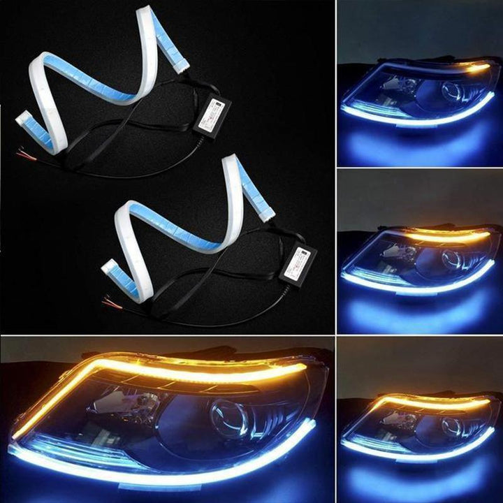 Stornfield | Flexible DRL LED Night & Daytime Running Light Strip (No Disassembling Needed)