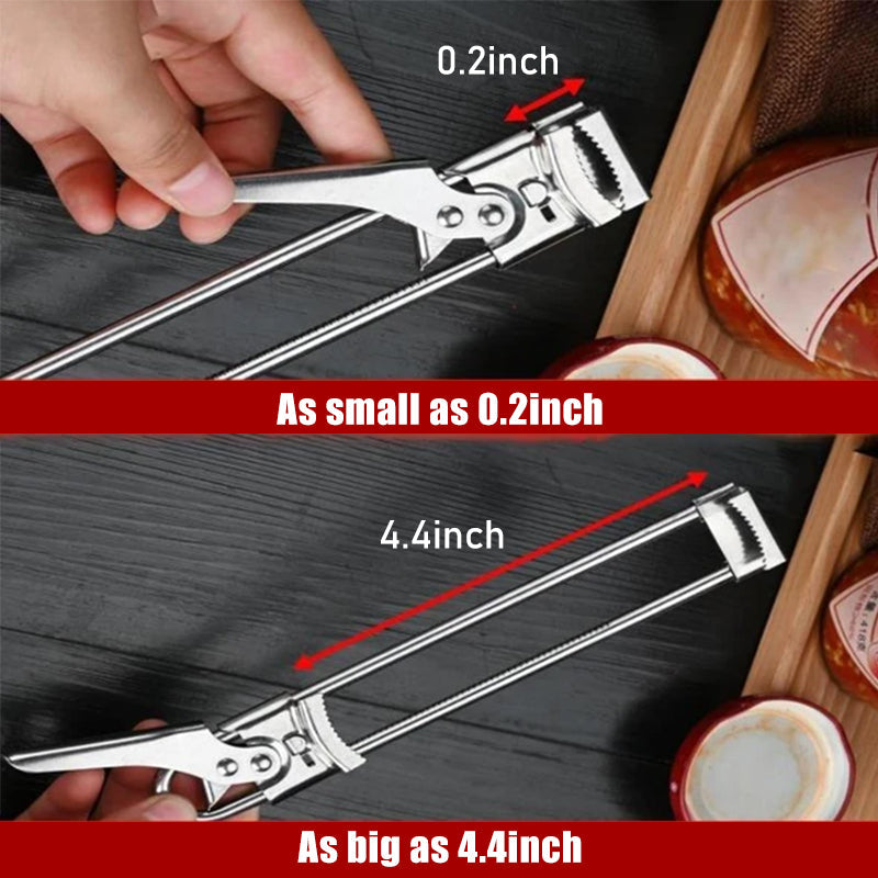 Portable adjustable stainless steel can opener | Stornfield