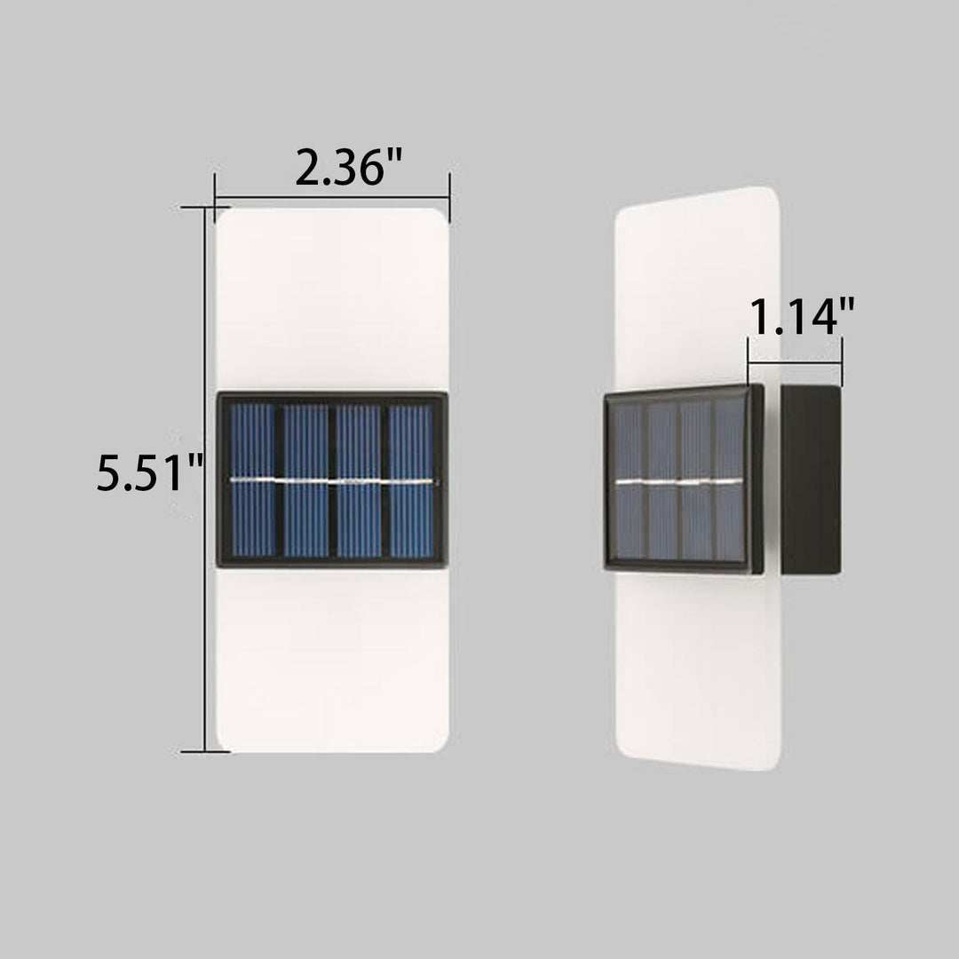 Stornfield | LumaZen Lampe Murale LED Solaire | Résistante aux Intempéries | Éclairage Extérieur Alimenté par Solaire | Décor de Jardin & Patio