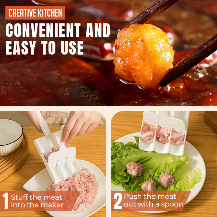 Creative Kitchen Triple Meatball Maker | Stornfield