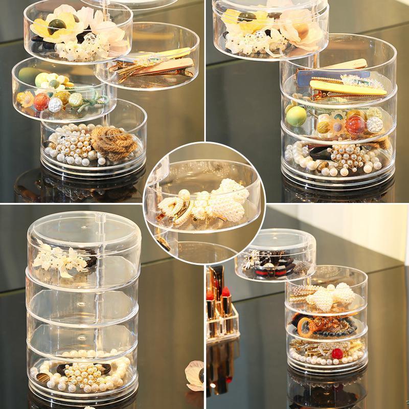 Transparent rotating storage box | Stornfield