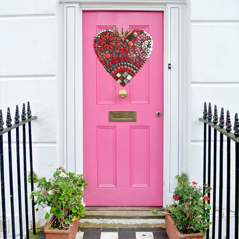 Stornfield | Large Mosaic Heart Garden Decoration