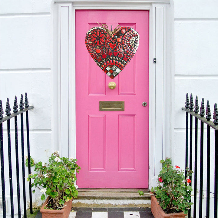 Stornfield | Large Mosaic Heart Garden Decoration