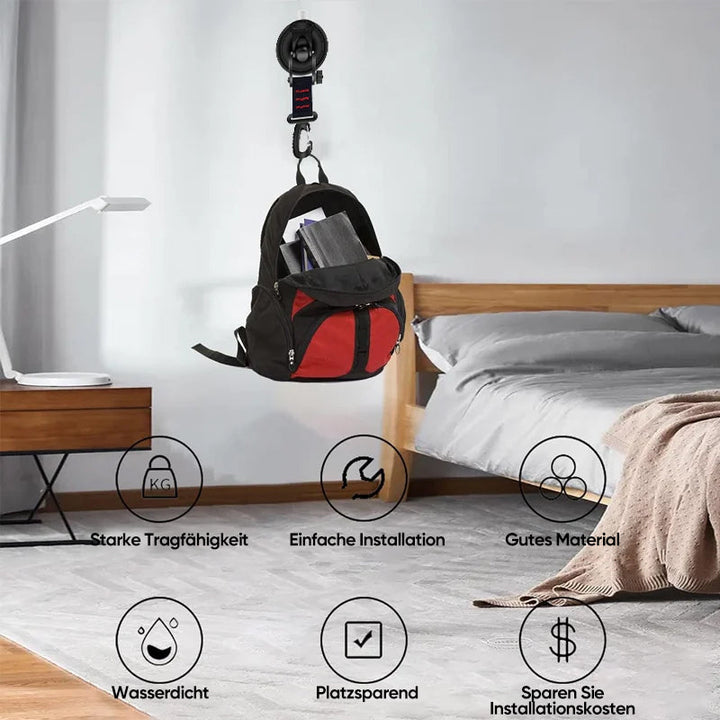 Robust Vacuum Suction Cup with Hook | Stornfield