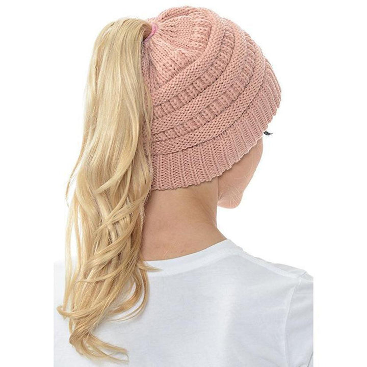 Knit Ponytail Beanie | Stornfield