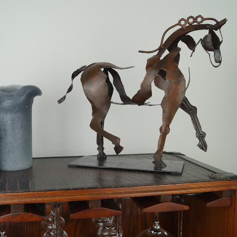 Stornfield | Handmade Metal Equestrian Sculpture "Adonis"