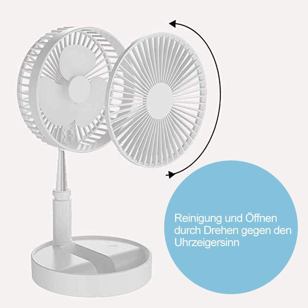 Telescope collapsible USB charging fan | Stornfield