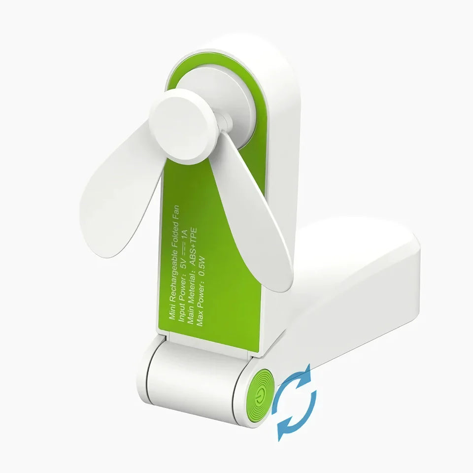 Compact Rechargeable Handheld Fan | Stornfield