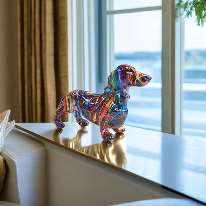 Stornfield | Graffiti Dachshund Sculpture