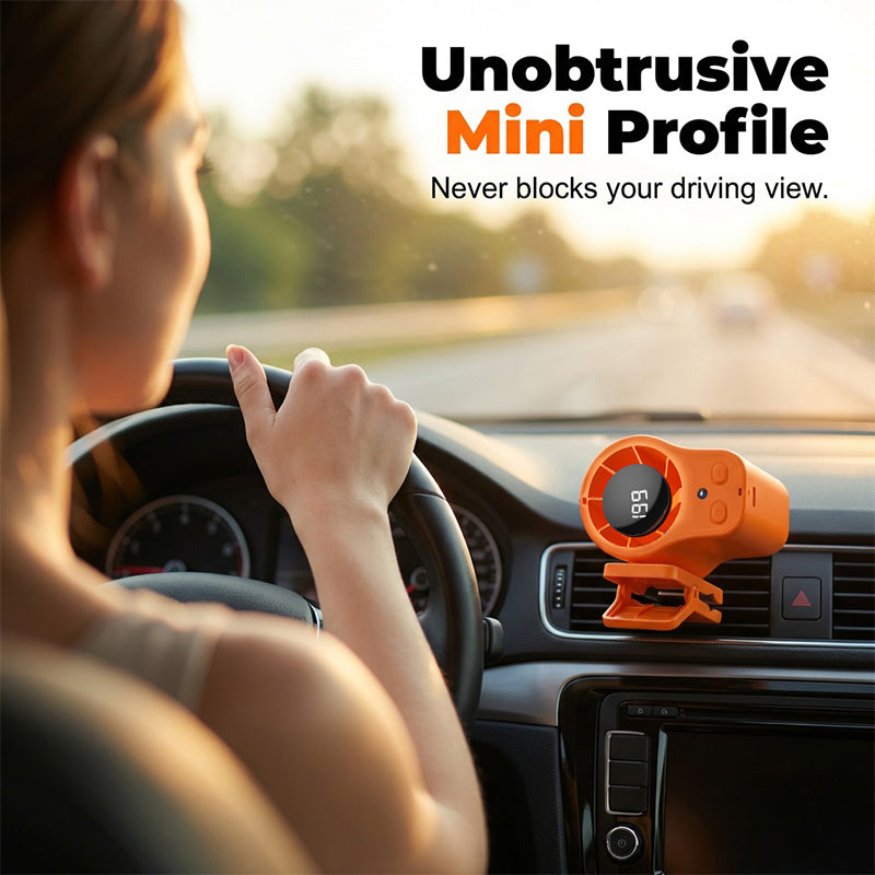 Mini fan with ventilation clip for car and desk | Stornfield