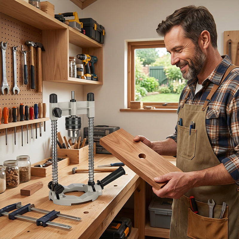 Drill stand with adjustable angle 45–90° | Stornfield