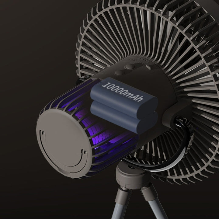 Portable Outdoor Mood Light Rechargeable Fan | Stornfield